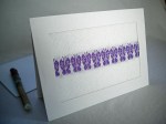 Handwoven Butterfly Note Card