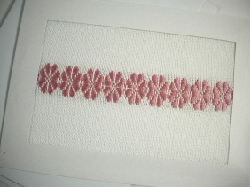 Handwoven Rose Note Card