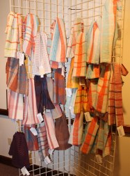 A small selection of handwoven towels. Photo by Rebecca Bergfield