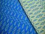 Detail Blue and Yellow Doubleweave Placemats