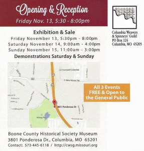CWSG Holiday Exhibition and Sale Details