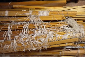 Shafts, heddles, and ties