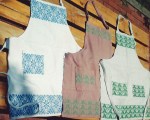 Early aprons in opphämta, 1998
