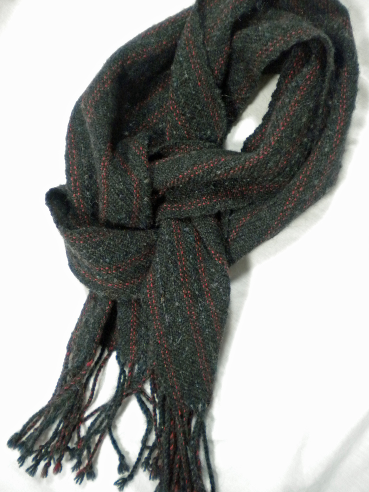 Charcoal Wool Scarf