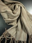 Cotton Cream and Natural Scarf