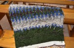 Backside of the boundweave, right off the loom