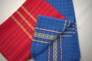 Point treadling on Ms and Ws threading