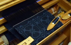 Doubleweave in progress