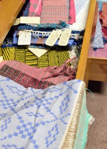 Overflow drawer of samples